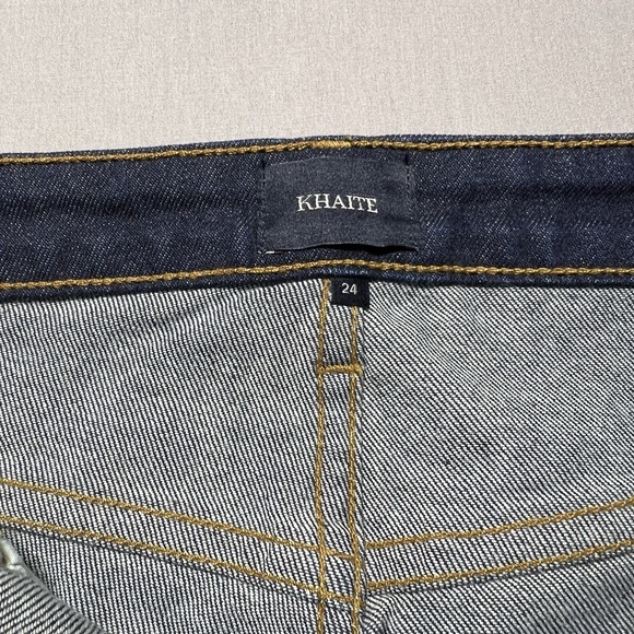 Khaite‎ Vanessa Premium Denim High Waist Slim Jeans 24 - Picture 8 of 14